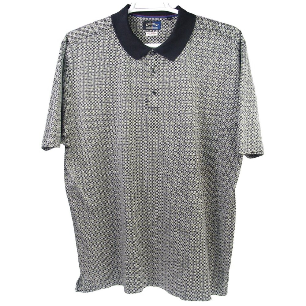 Callaway Golf Vintage 1990s 100% Cotton Golf/Polo Shirt Made in Italy